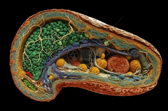 胰腺的解剖结构和功能图片