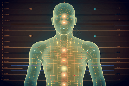 针灸人体模型图片