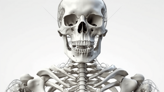 人体骨骼结构图片