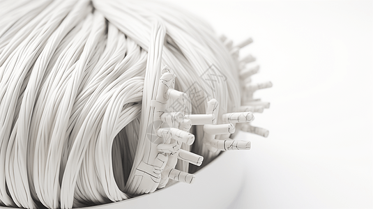 光纤电缆的3D图图片