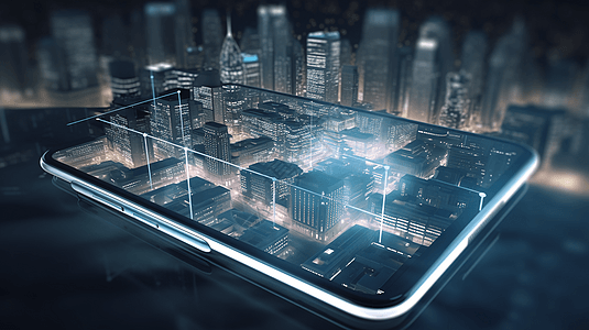 数字化城市3D设计图图片