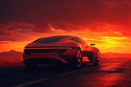 自动未来汽车设计图背景图片