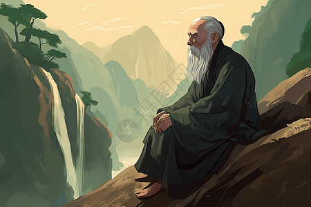 中国哲学家插图图片