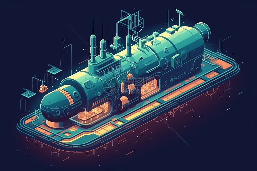 氢动力潜艇插图图片