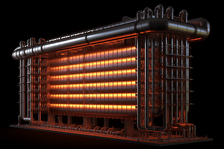夜间热交换器模型图片