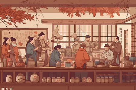 中医卡通图片_中医卡通素材_中医卡通高清图片_摄图网图片下载