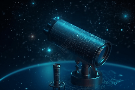 天文望远镜科技素材高清图片