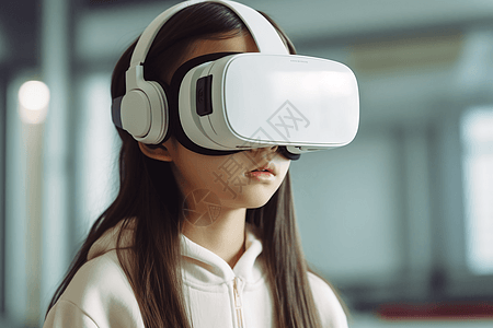 使用VR进行儿童教育图片