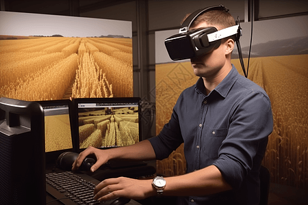 农业虚拟现实模拟图片