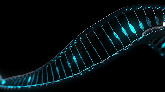 程式化蓝光基因链图片
