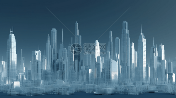 未来主义摩天大厦图片