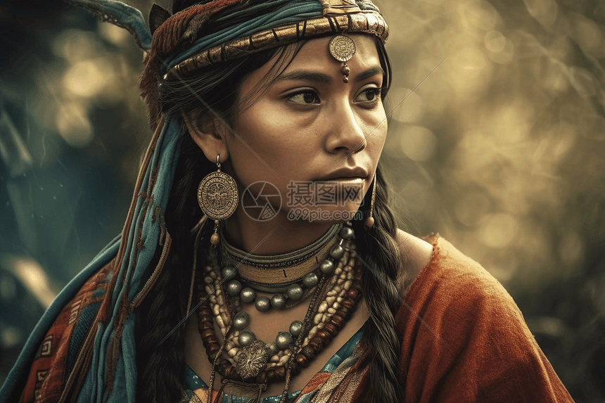 土著妇女图片