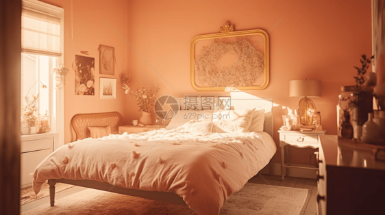 西式温馨风格卧室图片