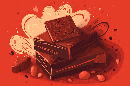 情人巧克力甜品图片