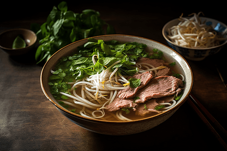 牛巴粉原汤牛肉粉背景