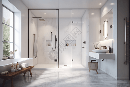 时尚现代的浴室高清图片
