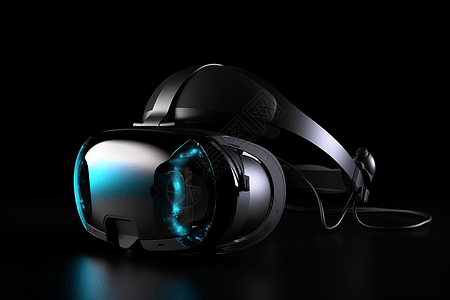 虚拟现实耳机背景图片