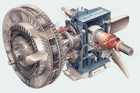 涡轮机解图图片