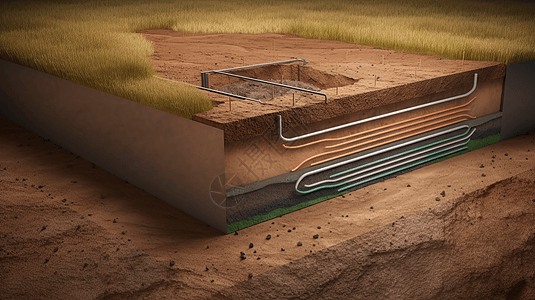 地源热泵概念图图片