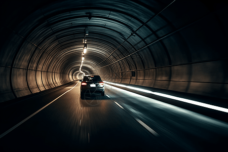 明亮的城市隧道图片