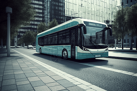氢燃料公交车图片
