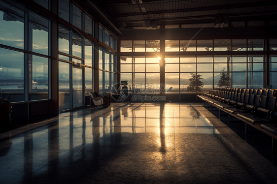 日出机场航站楼的图图片