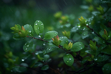 嫩绿色的叶子图片