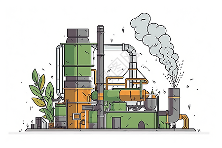 生物质气化炉图片