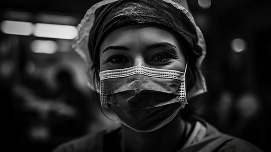 戴口罩欧美的护士图片