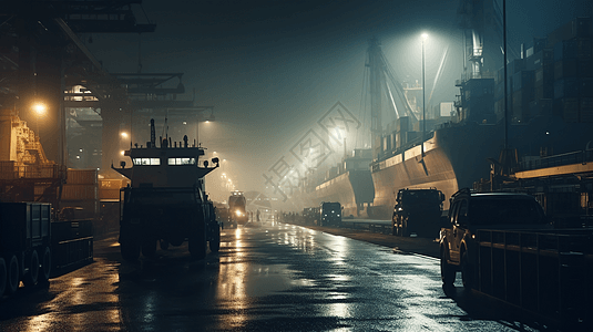 港口物流运输图片图片
