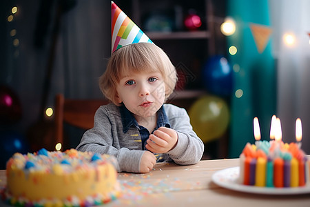 参见小男孩生日背景图片