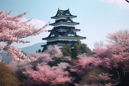 樱花景观图图片