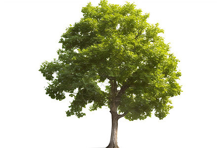 伦敦梧桐树3D概念图背景图片