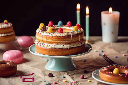 派对的生日蛋糕图片
