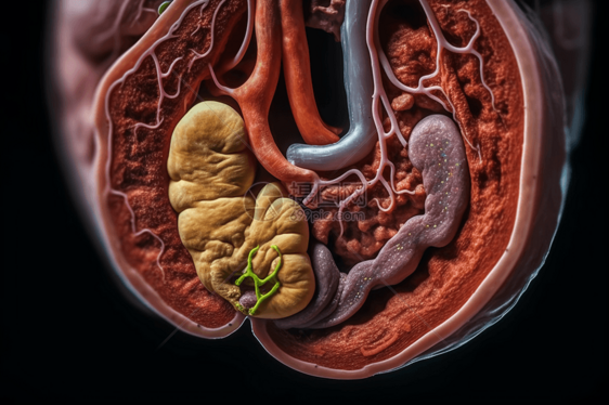 内脏解剖图图片