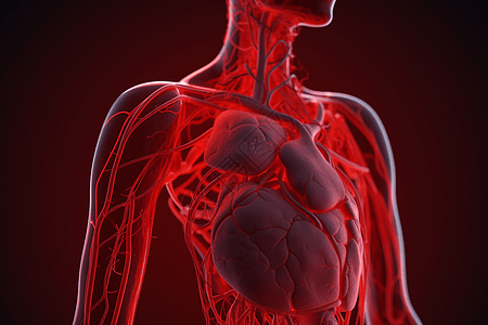 人体内部血管图图片