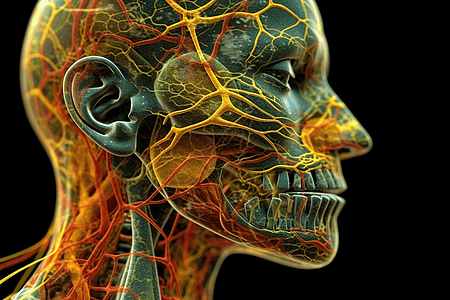 人类淋巴系统细节图图片