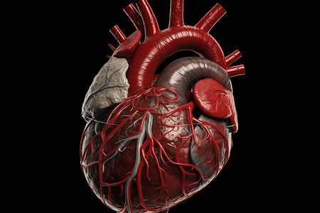 3d心脏模型图背景图片