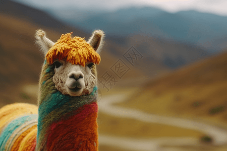 毛毡羊驼工艺品图片