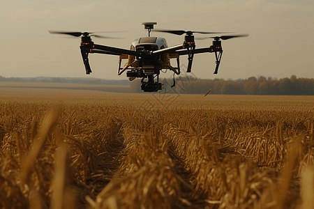 无人机检测农作物健康问题图片