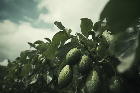 鳄梨种植园农场高清图片