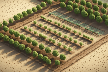 新型农场的3D模型图片