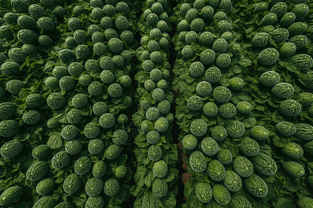 农场种植特写图片