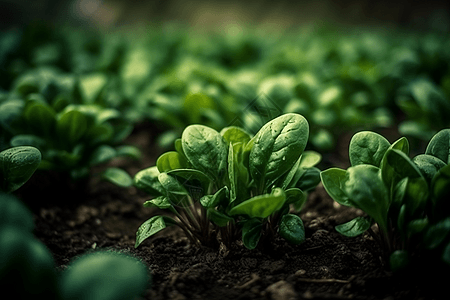 菠菜植物特写图图片