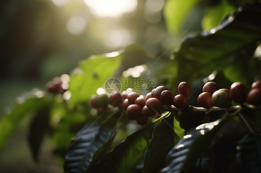 咖啡种植园场景图片