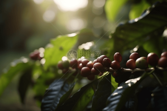 咖啡种植园场景图片
