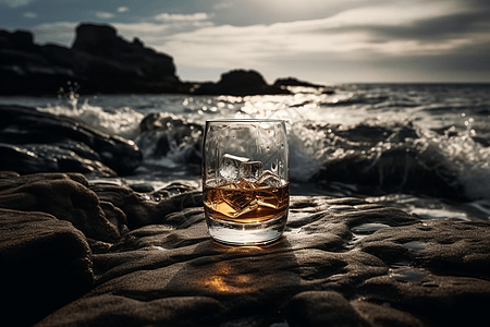 一杯鸡尾酒威士忌图片