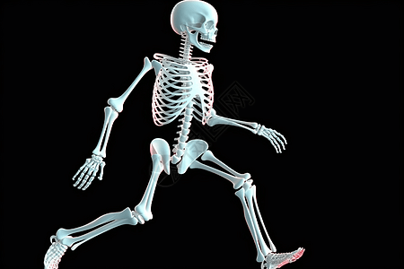 人体骨骼模型图片