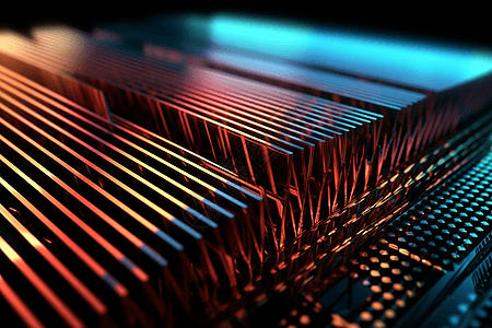 电脑散热器抽象技术背景图片