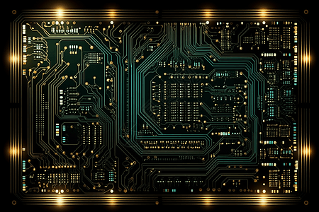 BIOS芯片电路板背景图片